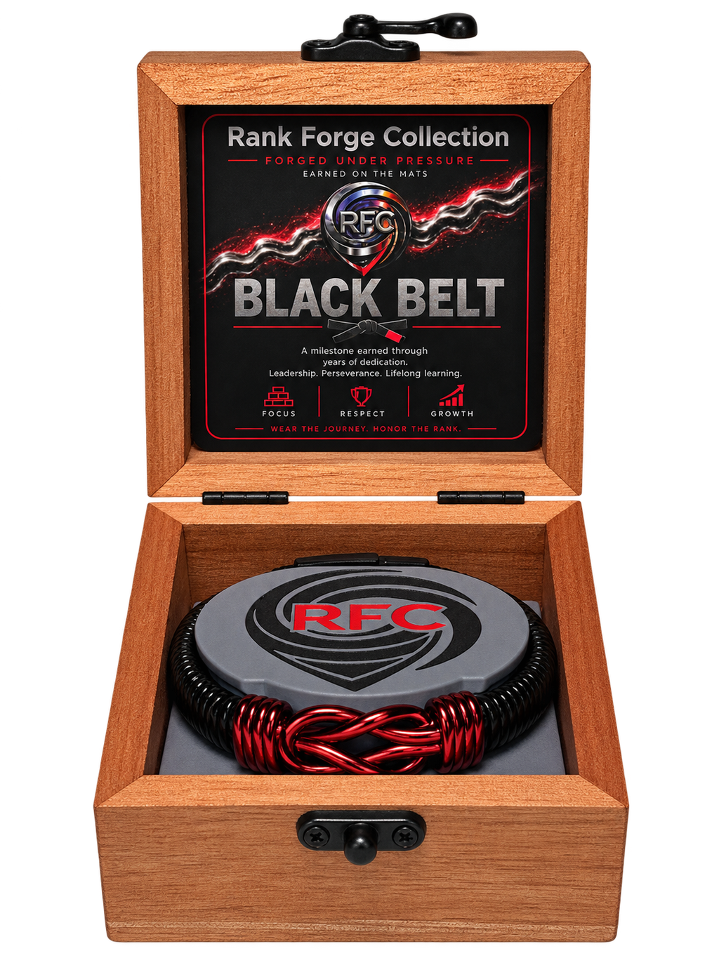 BJJ Rank Bracelet - Black Belt Edition