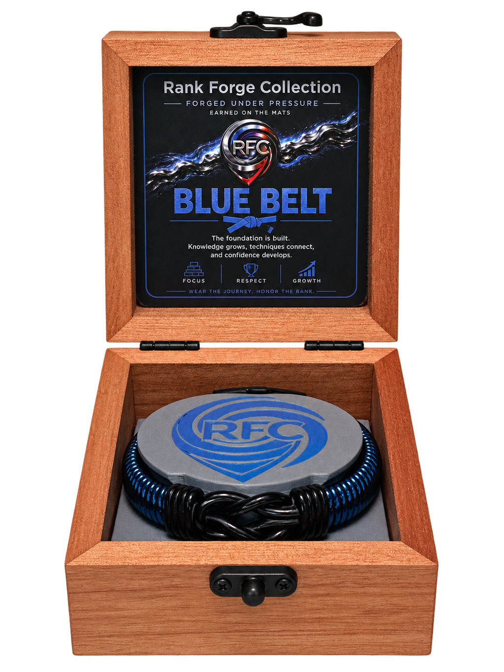 BJJ Rank Bracelet - Blue Belt Edition