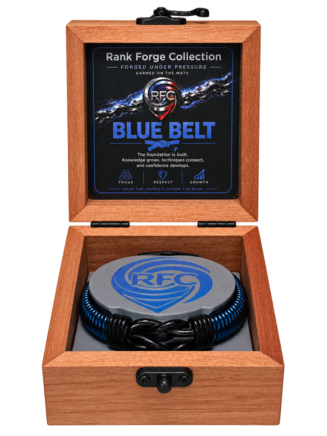 BJJ Rank Bracelet - Blue Belt Edition