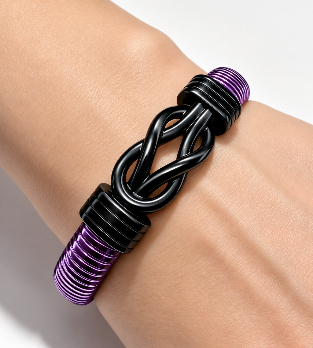 BJJ Rank Bracelet - Purple Belt Edition