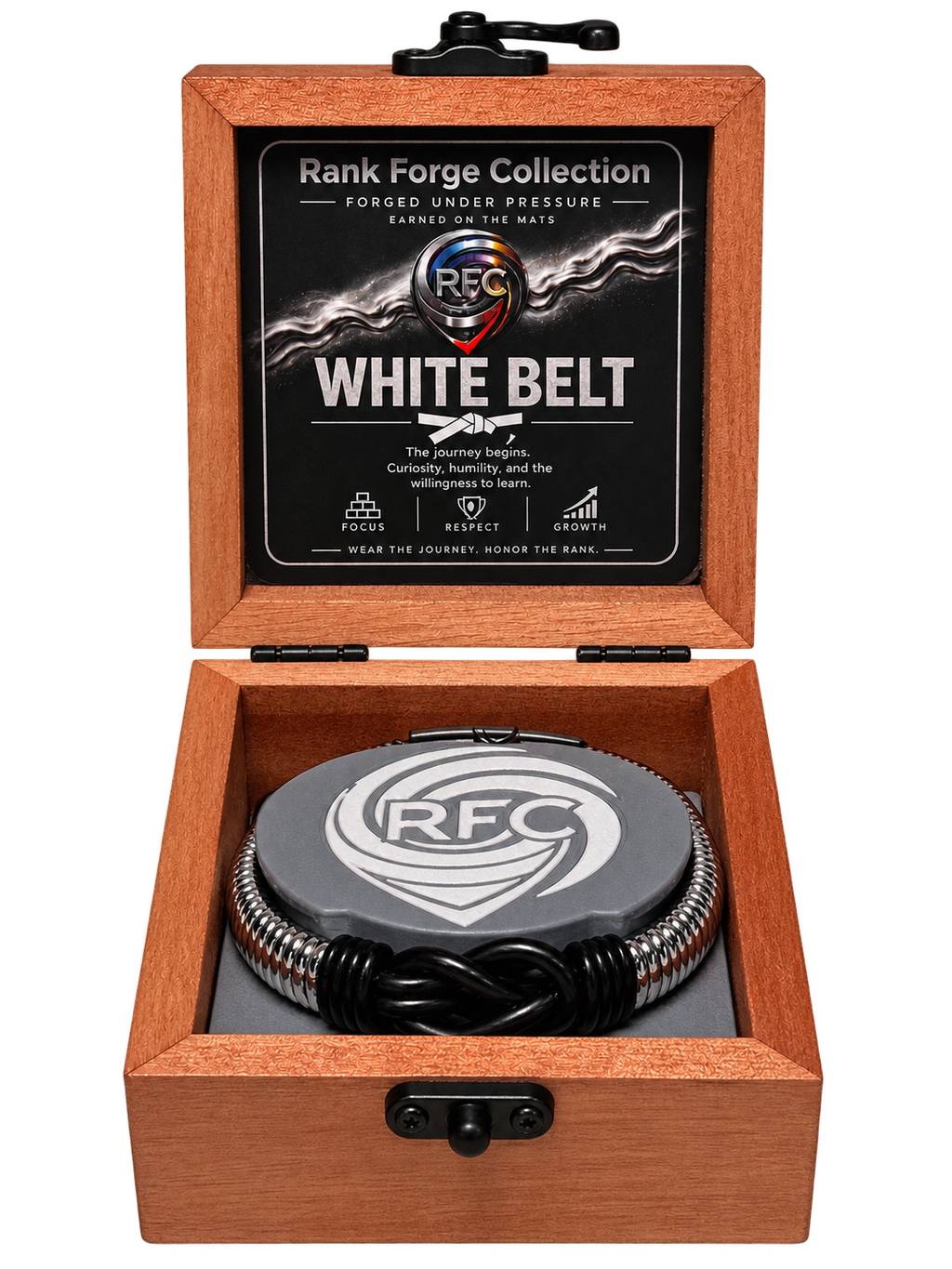 BJJ Rank Bracelet - White Belt Edition