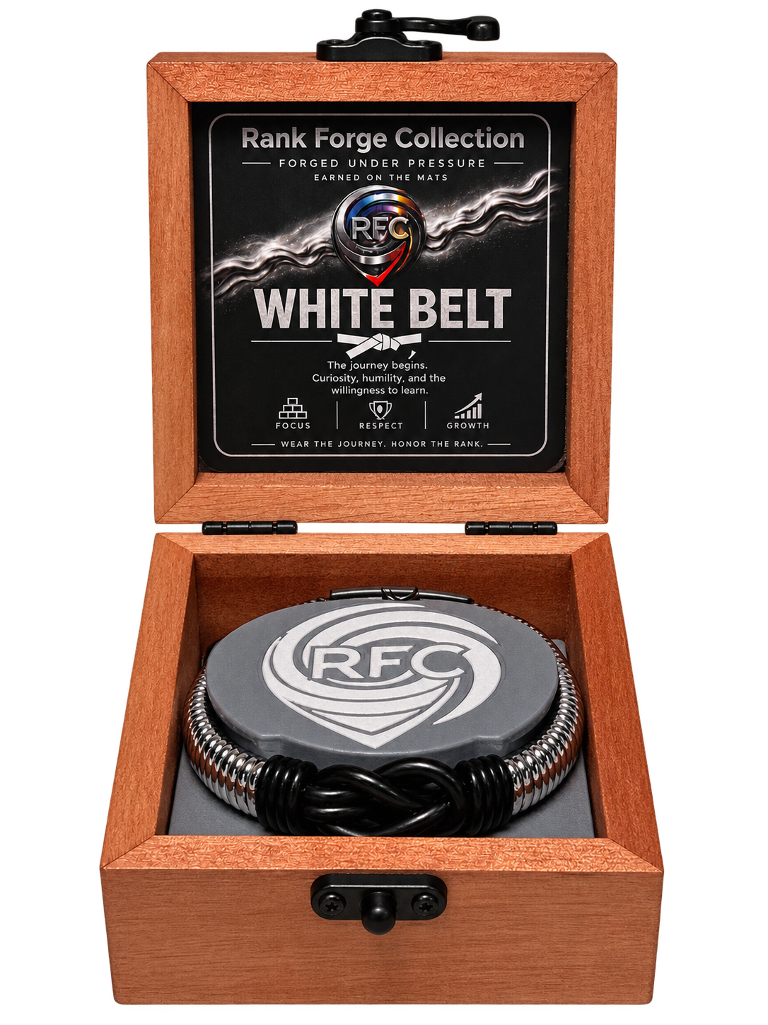 BJJ Rank Bracelet - White Belt Edition